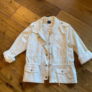 Jockey white casual jacket